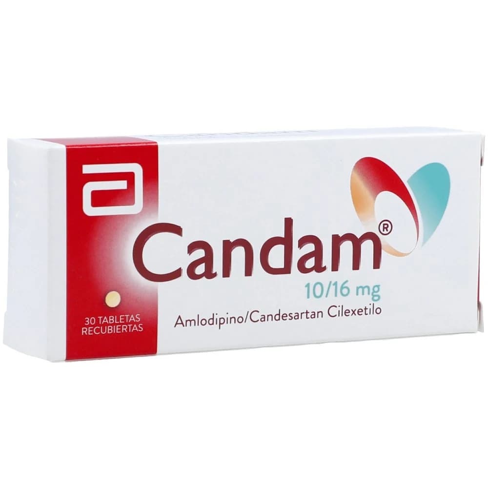 CANDAM 10/16 MG CAJA X 30 TAB (AMLODIPINO+CANDESARTAN)