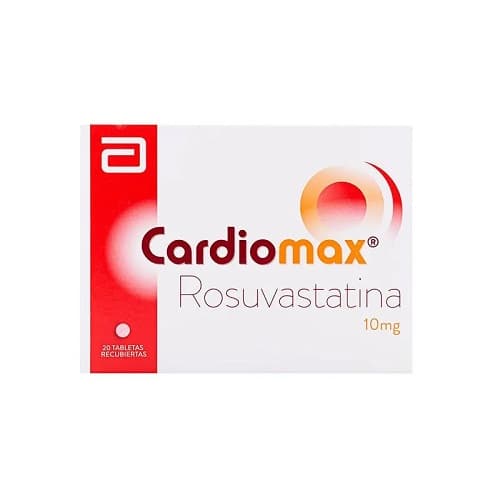 CARDIOMAX 10 MG CAJA X 20 TAB (ROSUVASTATINA)