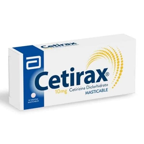 CETIRAX 10 MG MAST X 10 TAB (CETIRIZINA)