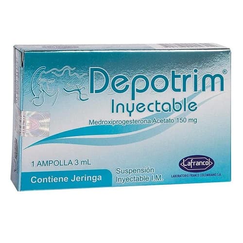 DEPOTRIM INY X 3 ML (MEDROXIPROGESTERONA)