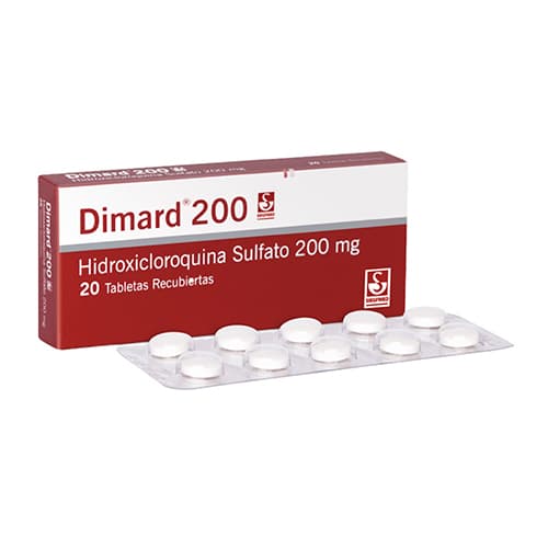 DIMARD 200 MG CAJA X 20 TAB (HIDROXICLOROQUINA)