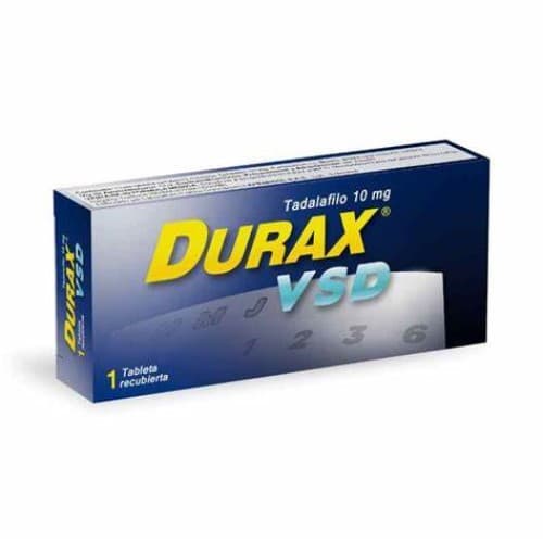 DURAX VSD 10 MG CAJA X 1 TAB (TADALAFILO)