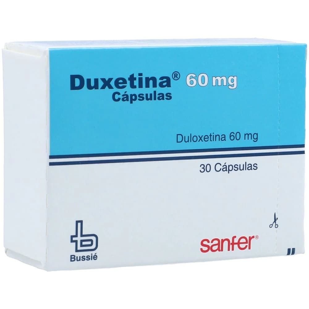 DUXETINA 60 MG CAJA X 30 CAP (DULOXETINA)