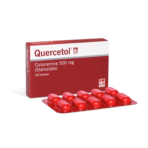 QUERCETOL CAJA X 10 TAB (ETAMSILATO (CICLONAMINA))
