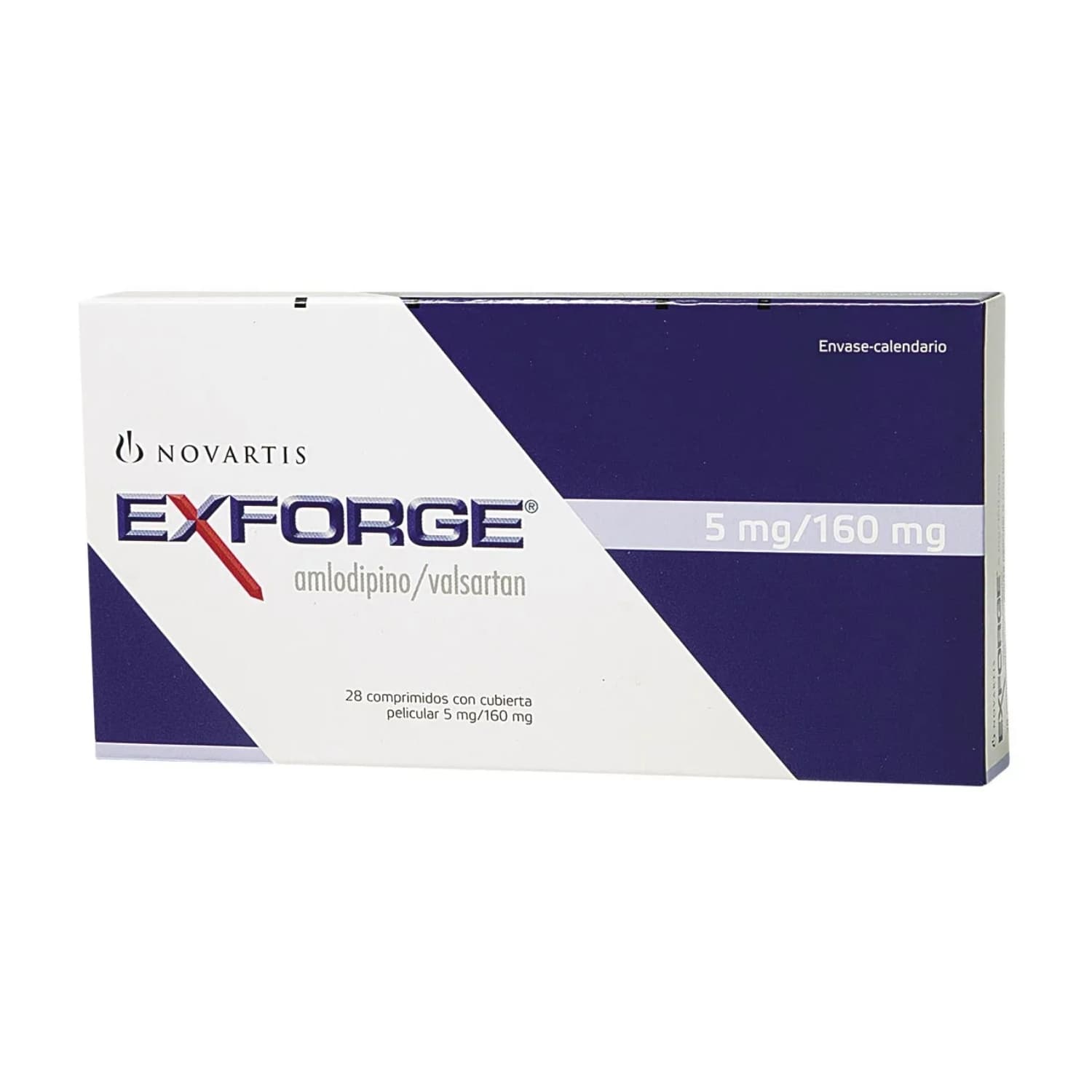 EXFORGE 5/160 MG CAJA X 28 COM (AMLODIPINO+VALSARTAN)