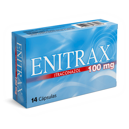 ENITRAX 100 MG CAJA X 14 CAP (ITRACONAZOL)