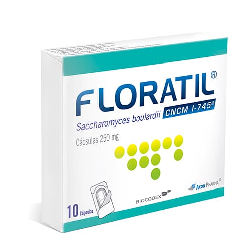 FLORATIL 250 MG CAJA X 10 CAPS (SACCHAROMYCES BOULARDII)