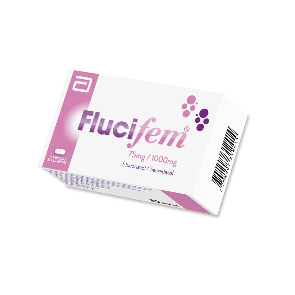 FLUCIFEM 1000/75 MG X 4 TAB (FLUCONAZOL+SECNIDAZOL)