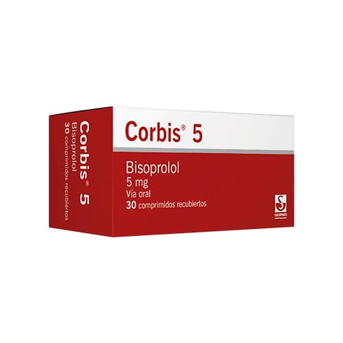 CORBIS 5 MG CAJA X 30 COM (BISOPROLOL)