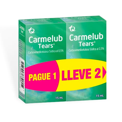 CARMELUB TEARS PREPACK FRASCO X 15 ML X 2 (CARBOXIMETILCELULOSA)