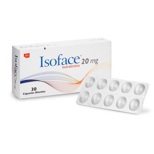 ISOFACE 20 MG CAJA X 30 CAP (ISOTRETINOINA)