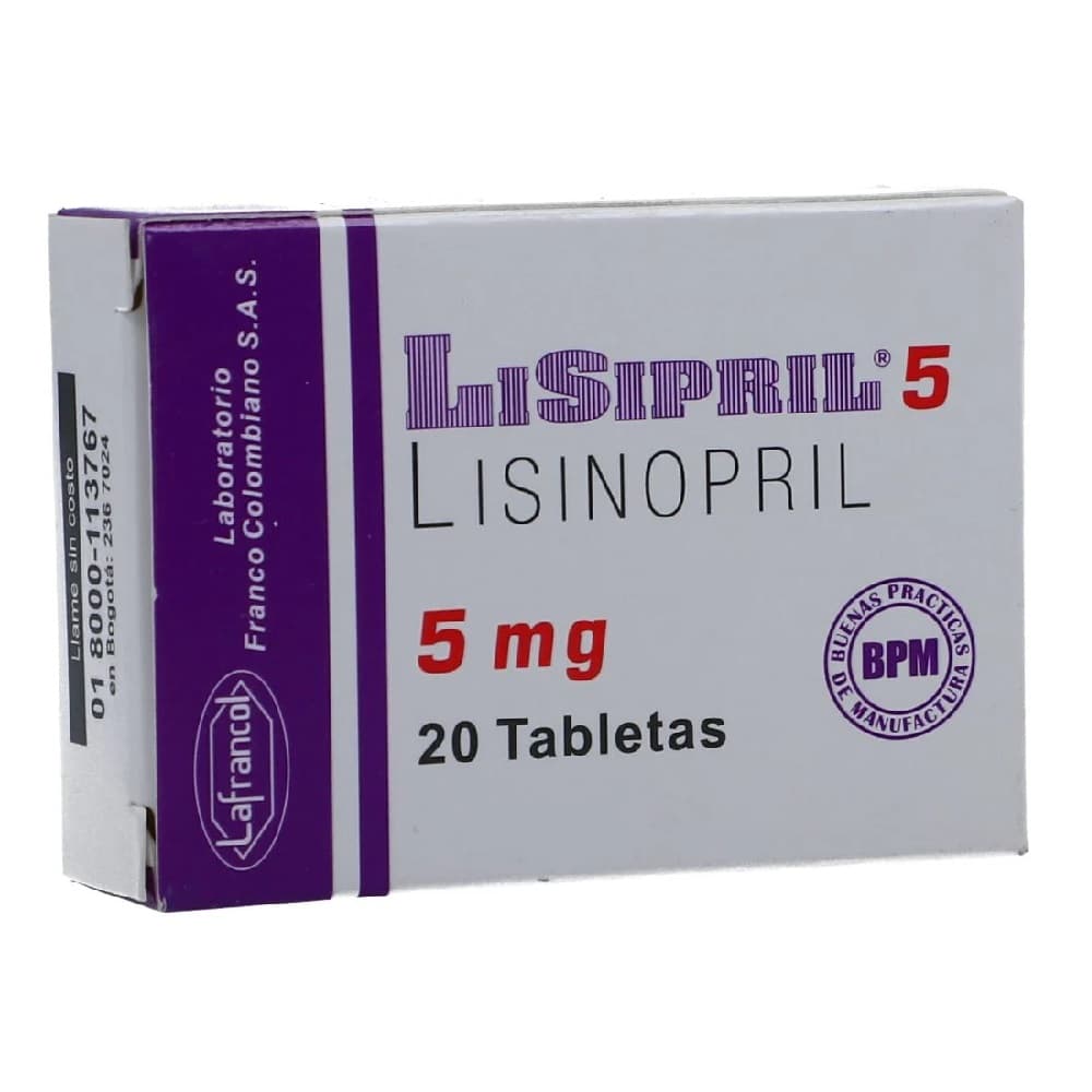 LISIPRIL 5 MG X 20 TAB (LISINOPRIL)