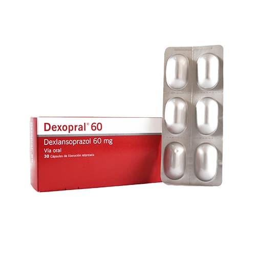 DEXOPRAL 60 MG CAJA X 30 CAP (DEXLANSOPRAZOL)