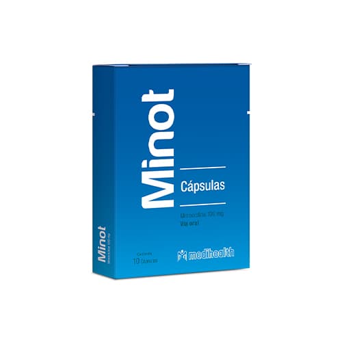 MINOT 100 MG CAJA X 10 CAP (MINOCICLINA)