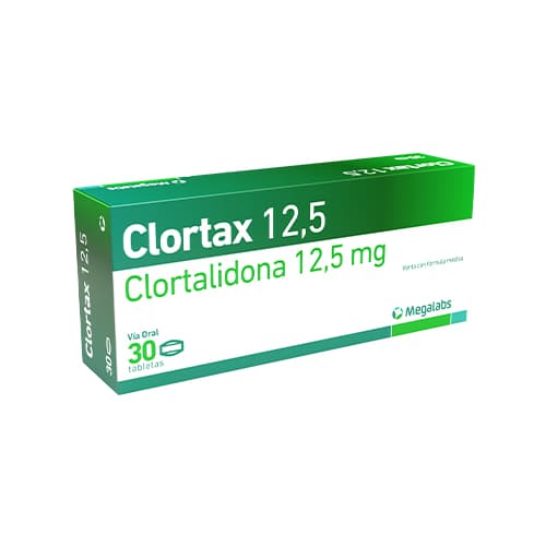 CLORTAX 12,5 MG CAJA X 30 TAB (CLORTALIDONA)