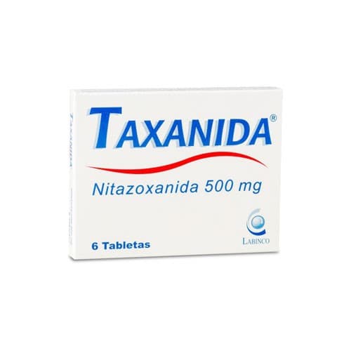 TAXANIDA 500 MG CAJA X 6 TAB (NITAZOXANIDA)