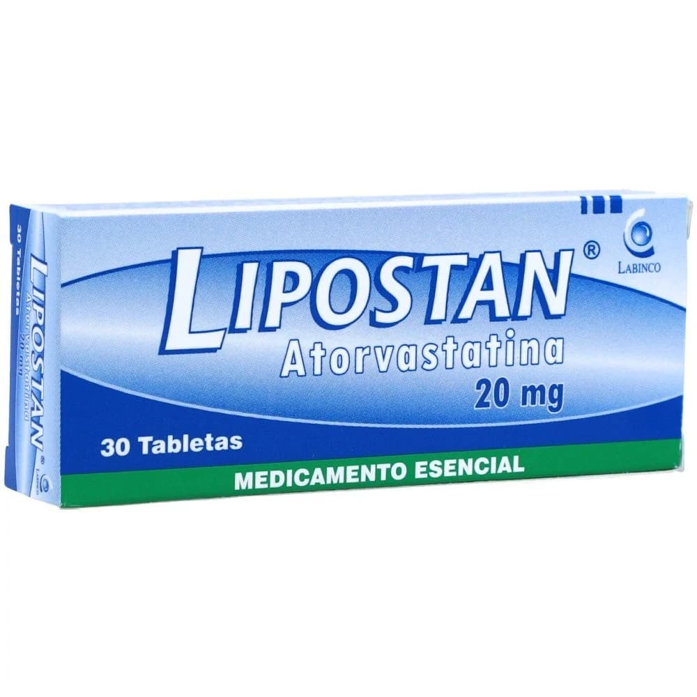 LIPOSTAN 20 MG CAJA X 30 TAB (ATORVASTATINA)