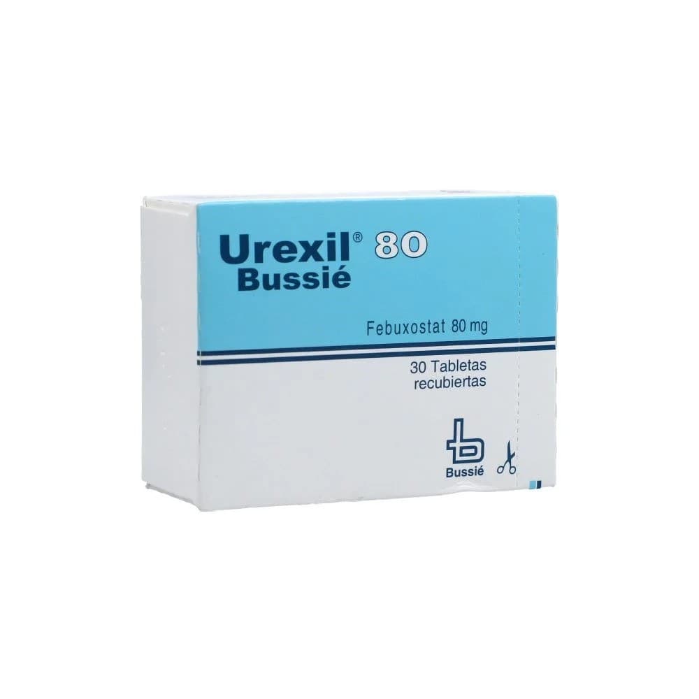 UREXIL 80 MG (**) CAJA X 30 TAB (FEBUXOSTAT)