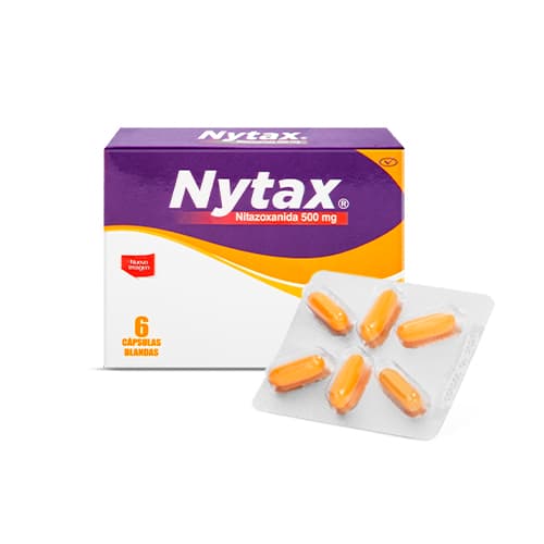NYTAX 500 MG CAJA X 6 TAB (NITAZOXANIDA)