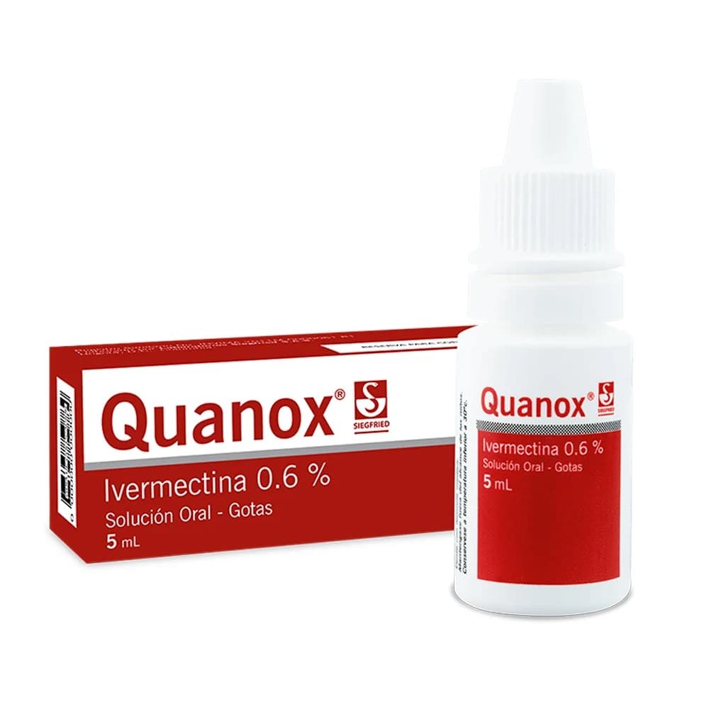 QUANOX GOTAS FRASCO X 5 ML (IVERMECTINA)