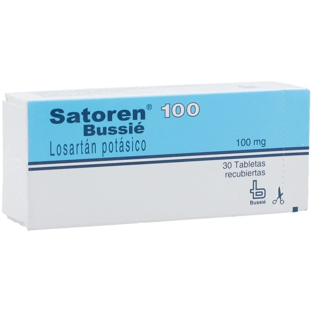 SATOREN 100 MG CAJA X 30 TAB (LOSARTAN)