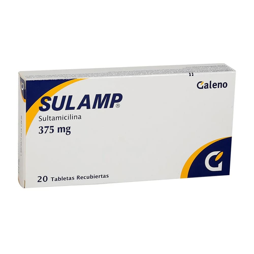 SULAMP 375 MG CAJA X 20 TAB (SULTAMICILINA)