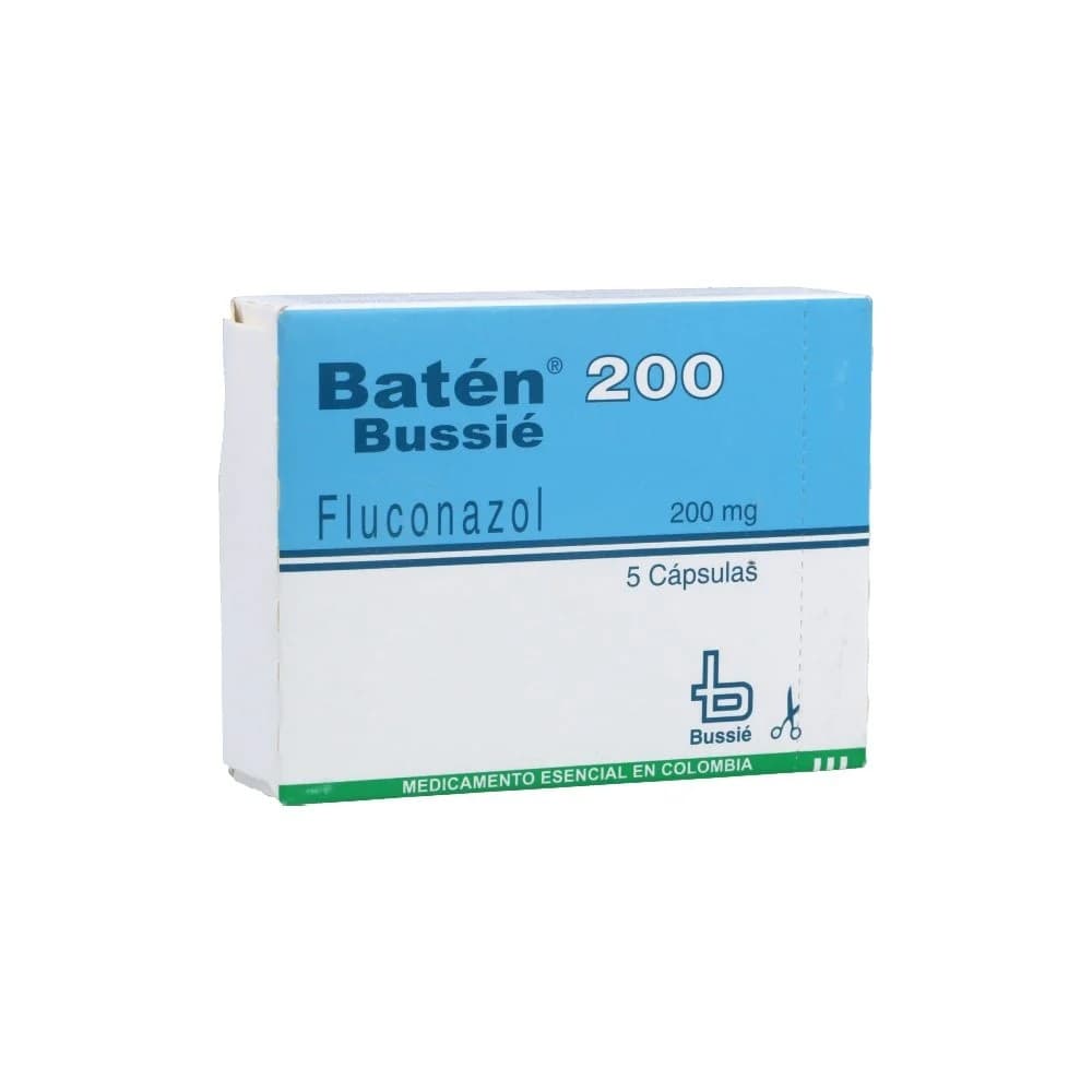 BATEN 200 MG CAJA X 5 CAP (FLUCONAZOL)