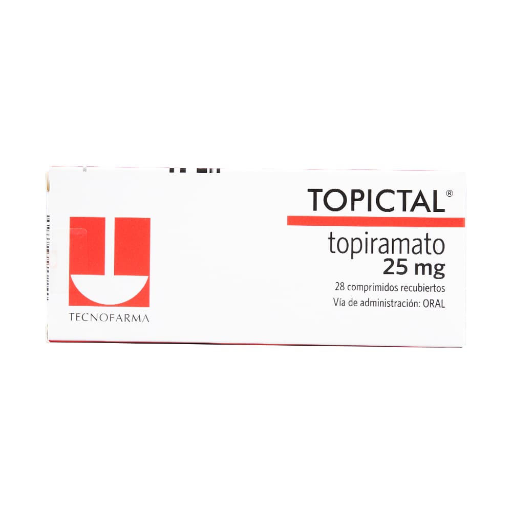 TOPICTAL 25 MG X 28 COM (TOPIRAMATO) (TOPIRAMATO)