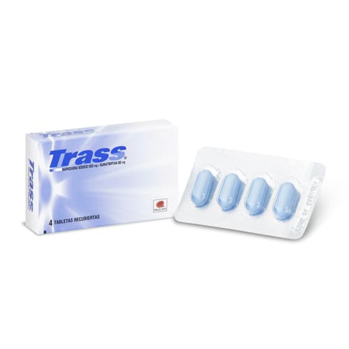 TRASS 500 MG/85 MG CAJA X 4 TAB (NAPROXENO+SUMATRIPTAN)