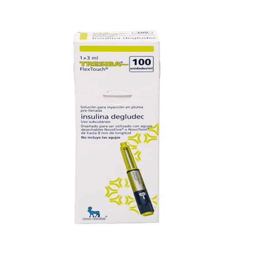 TRESIBA 100 ML X 1 PLUMA (INSULINA DEGLUDEC)