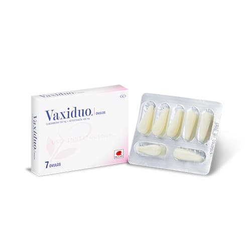 VAXIDUO OVULOS CAJA X 7 CAP (CLINDAMICINA+KETOCONAZOL)