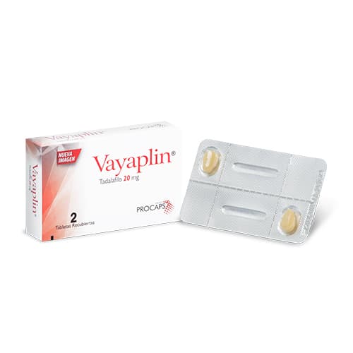 VAYAPLIN 20 MG CAJA X 2 TAB (TADALAFILO)