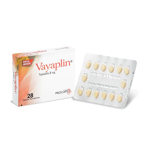 VAYAPLIN 5 MG CAJA X 28 TAB (TADALAFILO)