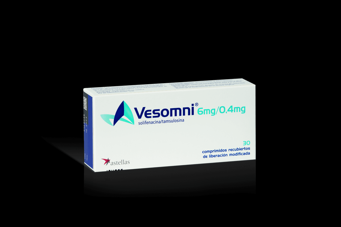 VESOMNI 6 MG CAJA X 30 TAB (SOLIFENACINA+TAMSULOSINA)