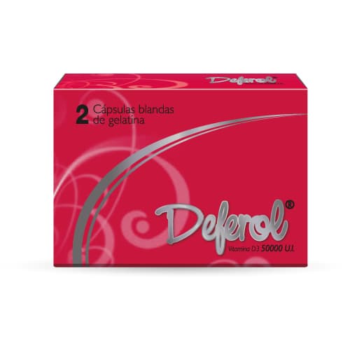 DEFEROL 50000 UI CAJA X 2 UNI (COLECALCIFEROL (VITAMINA D3))