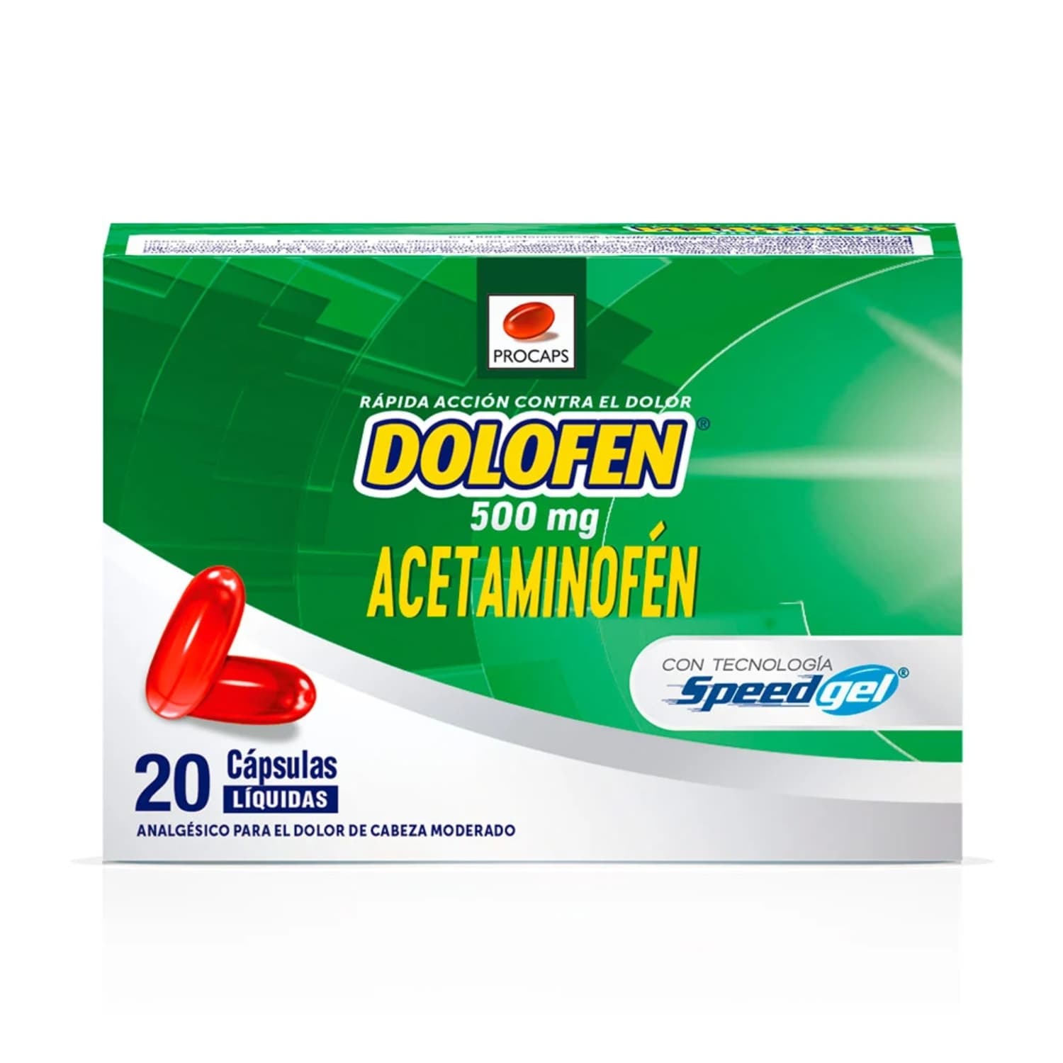 DOLOFEN 500 MG CAP X 20 CA (ACETAMINOFEN)