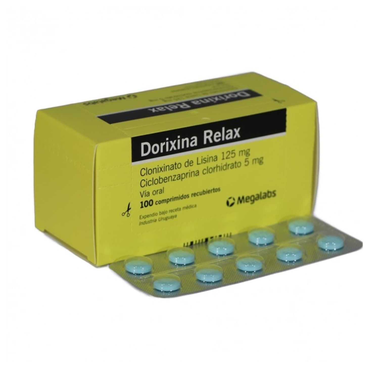 DORIXINA RELAX CJA X 100 COMP (CICLOBENZAPRINA+LISINA)