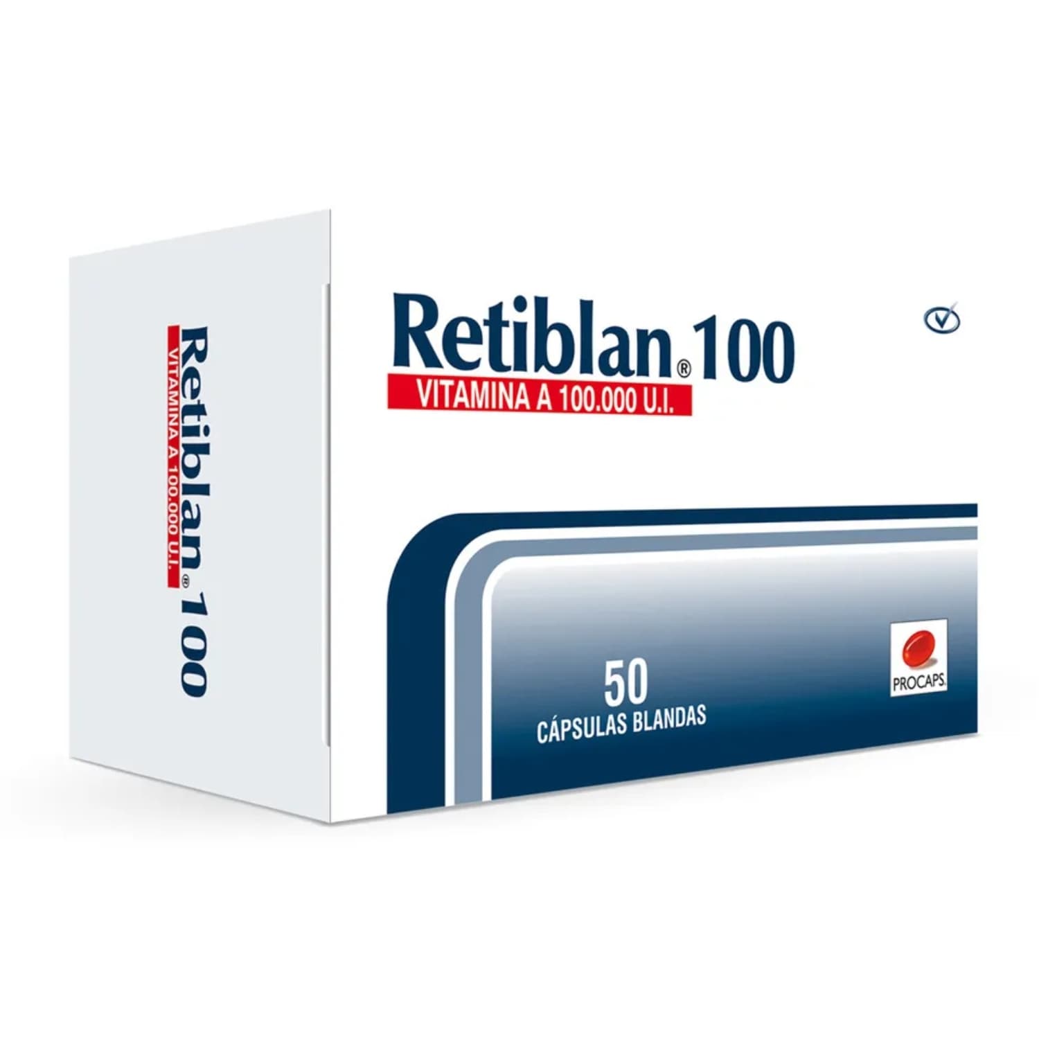 RETIBLAN 100 UI CAJA X 50 CAP (RETINOL (VITAMINA A))