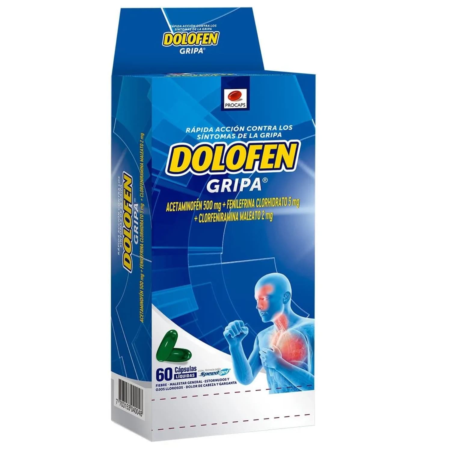 DOLOFEN GRIPA CAJA X 60 CAP