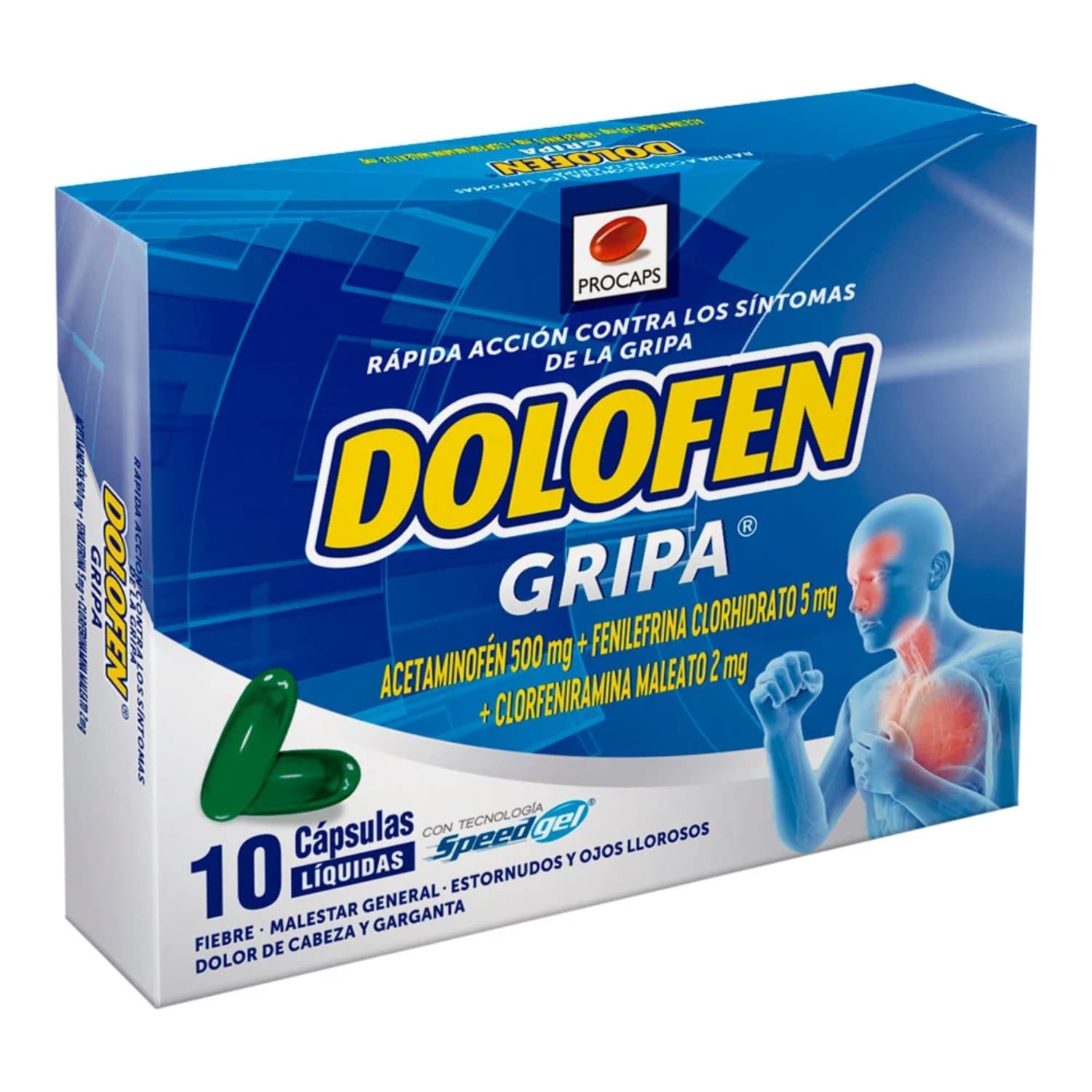 DOLOFEN GRIPA CAJA X 10 CAP