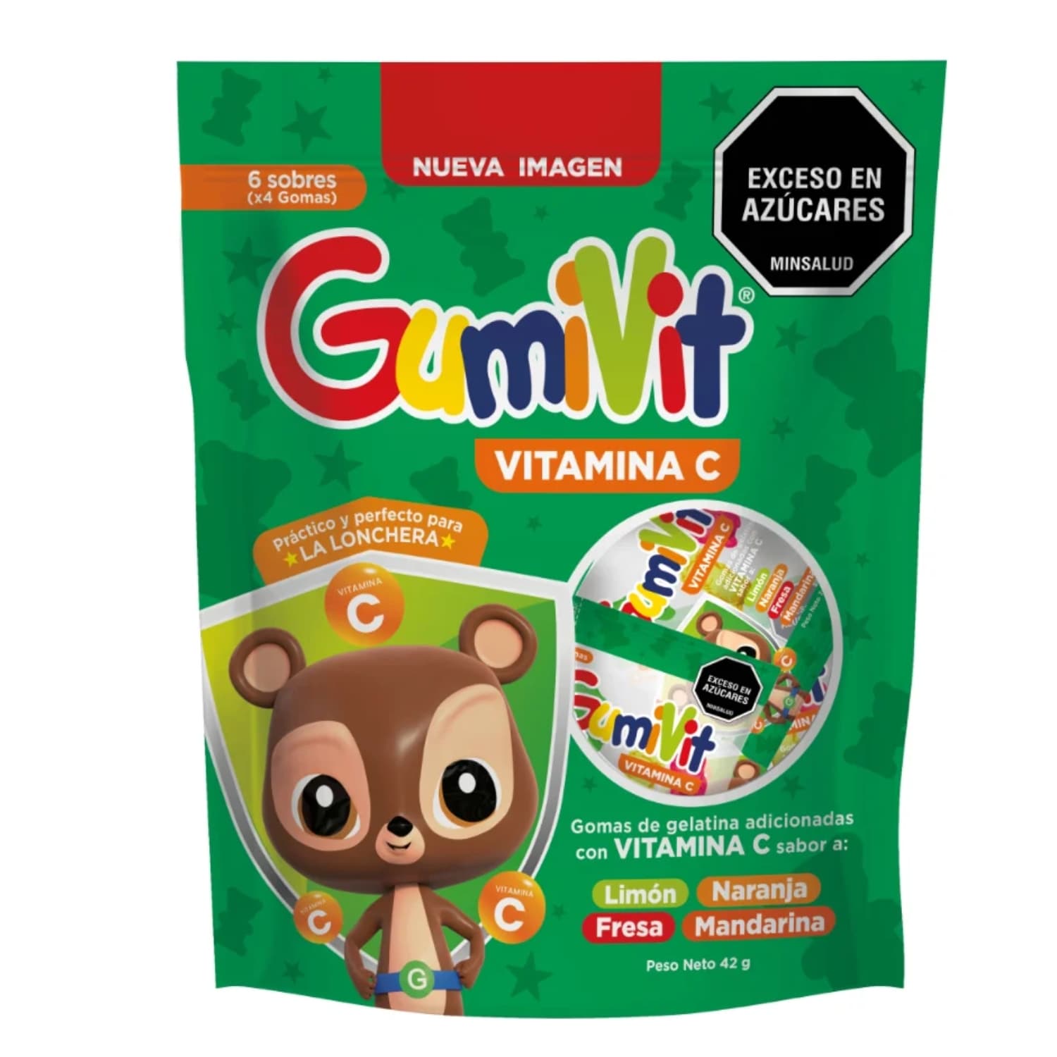 GUMIVIT C + ZINC BOLSA X 6 UND (FORMULAS CON VITAMINA C)