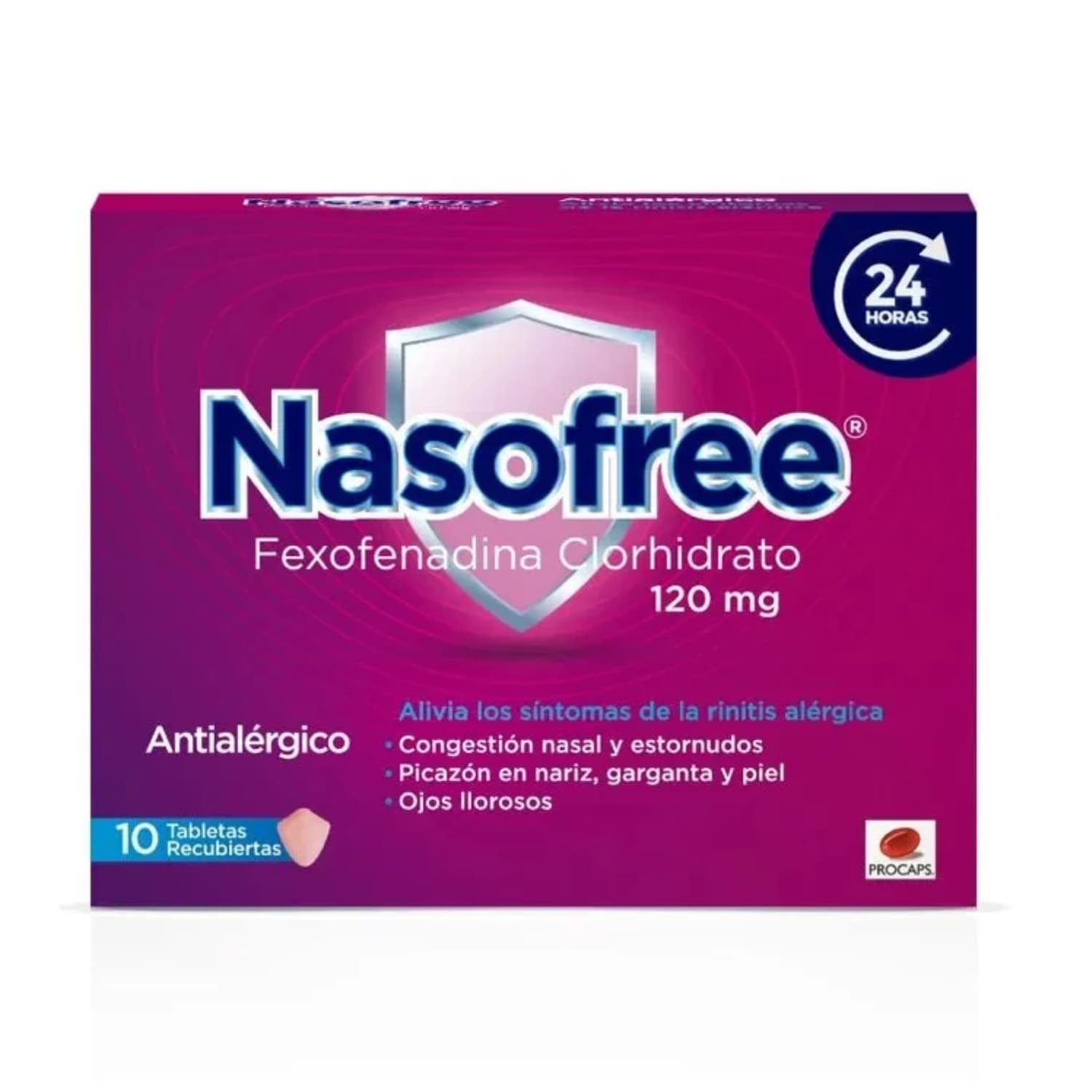 NASOFREE 120MG CAJA X 10 TAB (FEXOFENADINA)