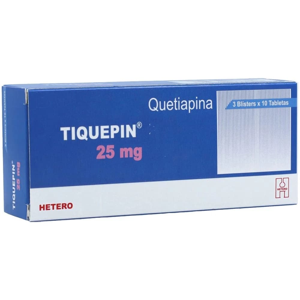 TIQUEPIN QUETIAPINA FUMARATO 200MG CAJA X 24 TABLE (QUETIAPINA)