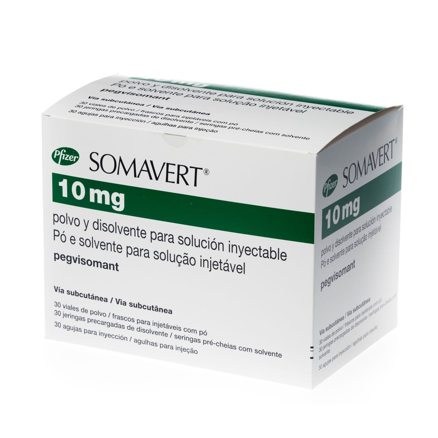 SOMAVERT 10MG X 30 VIALES CAJA X 30 VIALES (PEGVISOMANT)