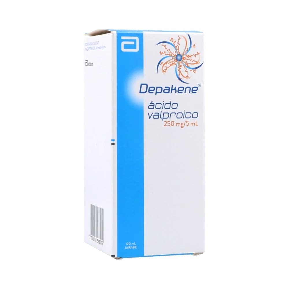 DEPAKENE JARABE 250 MG X 120 ML (VALPROICO ACIDO)