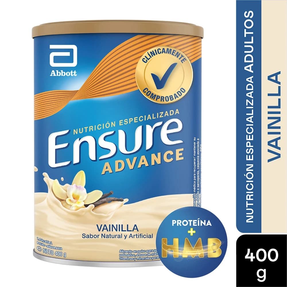 ENSURE ADVANCE VAINILLA 400 GRS APME X 400 G