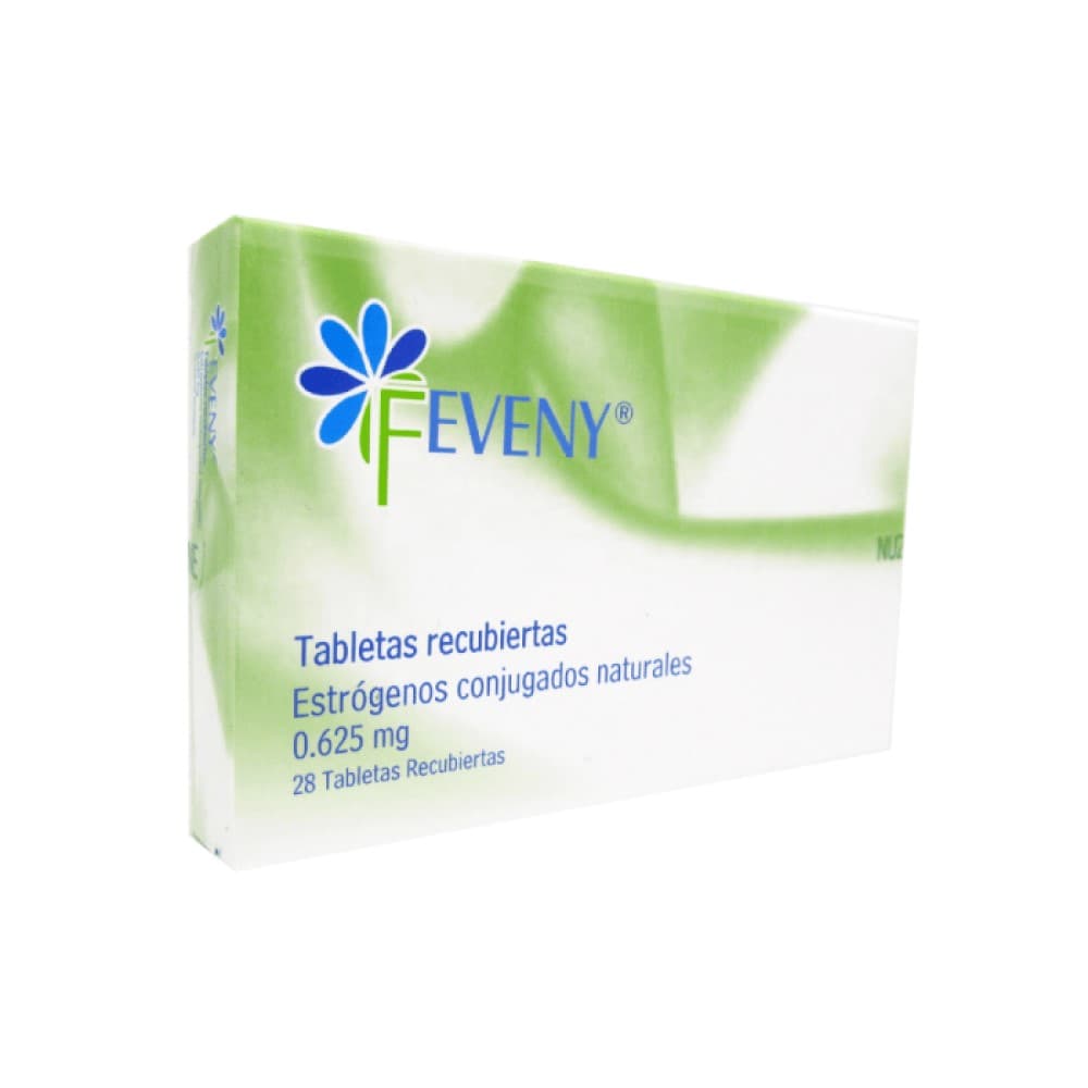 FEVENY TABLETAS 0.625 MG CAJA X 28 TAB (ESTROGENOS CONJUGADOS)