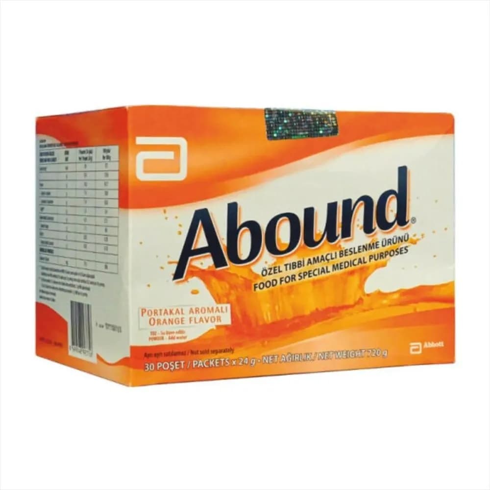 ABOUND ORANGE X 30 SOB X 24 GR (FORMULAS MODULARES DE PROTEINA)