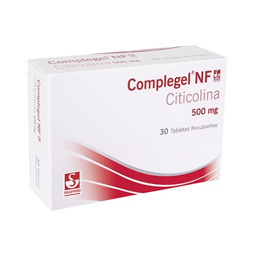 COMPLEGEL NF 500 MG CAJA X 30 TAB (CITICOLINA)