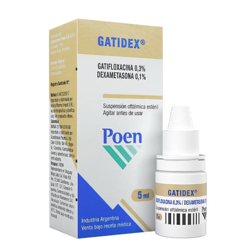 POEN GATIDEX SUSPENSION 5ML FRASCO X 5 ML